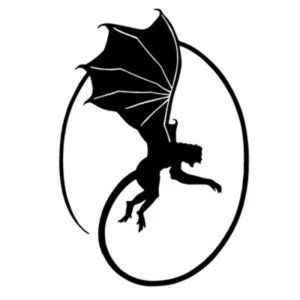 mythical gargoyle vinyl decal 5"